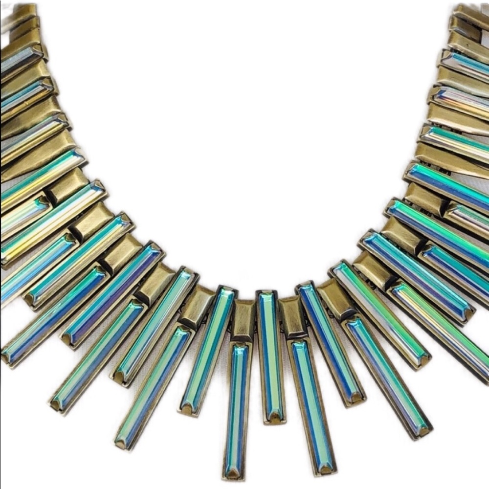 NWT Kendra Scott ‘Kaplan’ Necklace- Blue Green - Picture 4 of 5